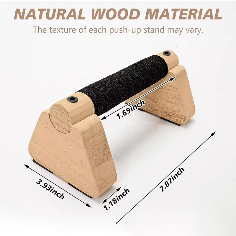 Push Up Stand Bar - Wooden Push up Stand Russian Push