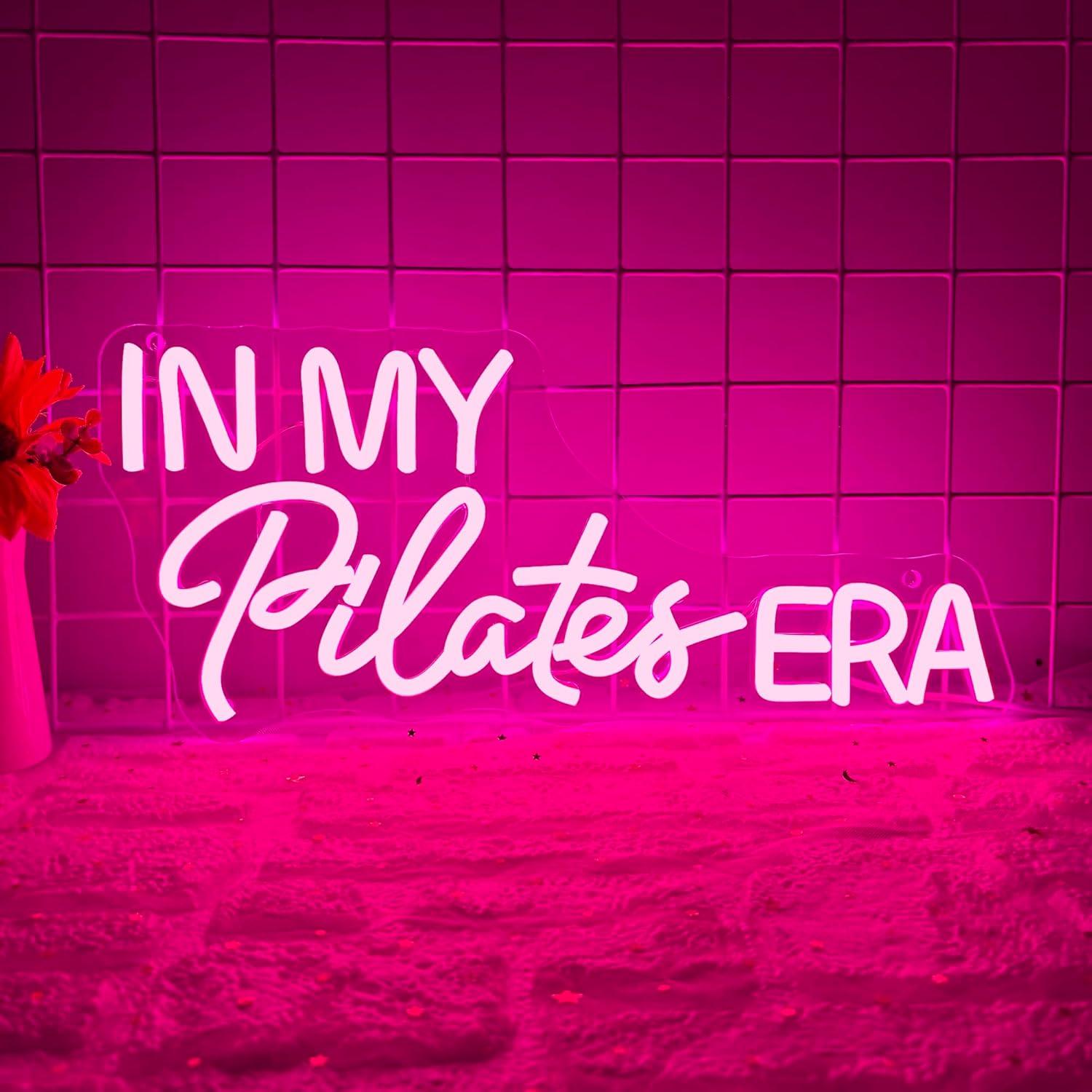 In My Pilates Era Neon Sign Di - Home Gym Neon Sign recension och pris