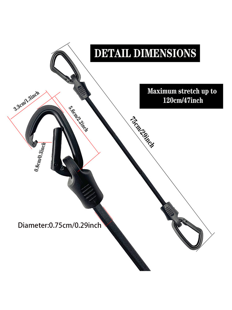2/4/6Pcs Heavy Duty Bungee Cor - Resistance Band Heavy recension och pris
