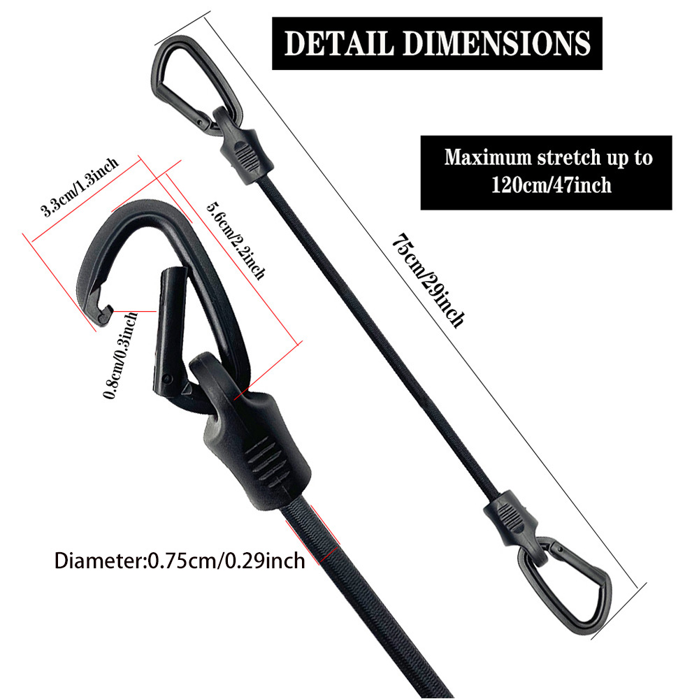 2/4/6Pcs Heavy Duty Bungee Cor - Resistance Band Heavy recension och pris