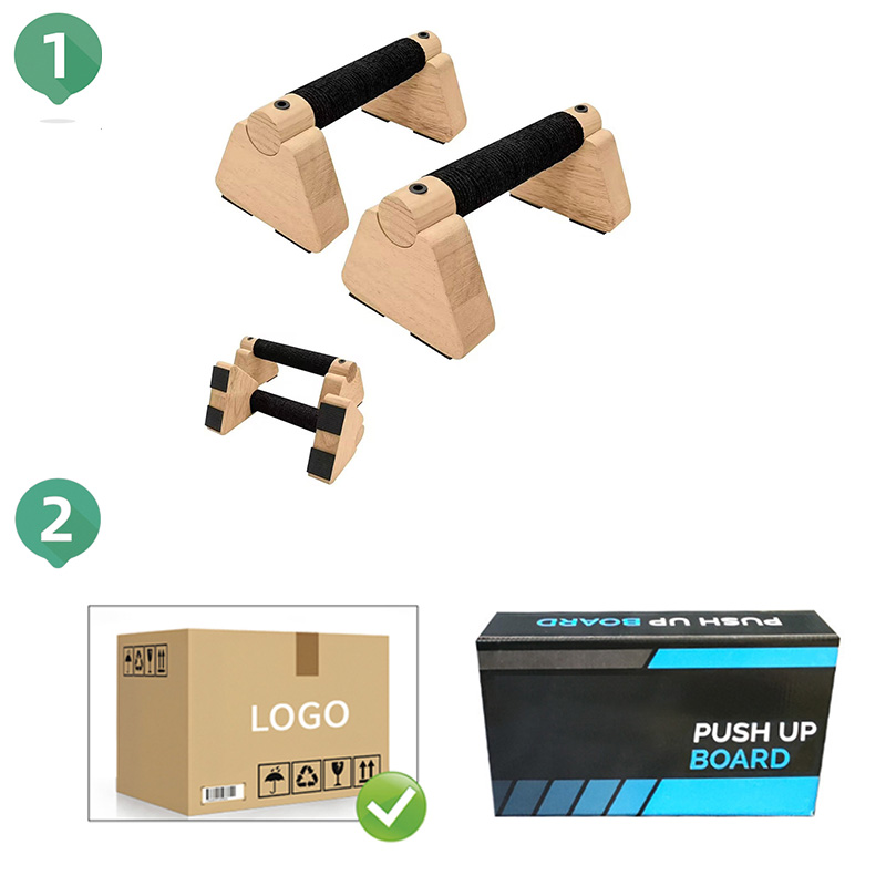 Wooden Push up Stand Russian P - Push Up Stand Bar recension och pris