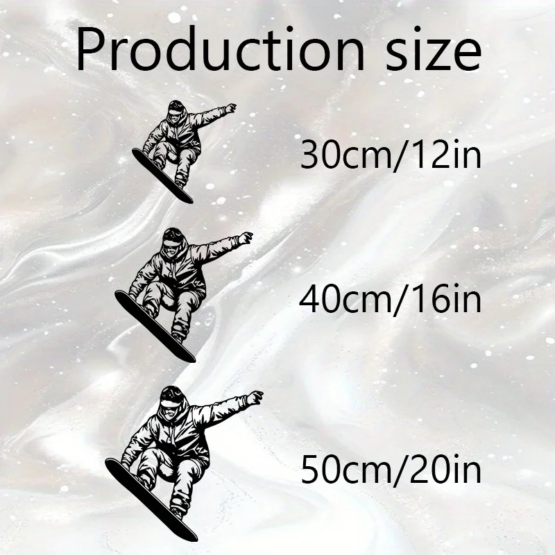 CIFBUY Metal Wall Art Snowboar - Home Gym Outdoor Ideas recension och pris