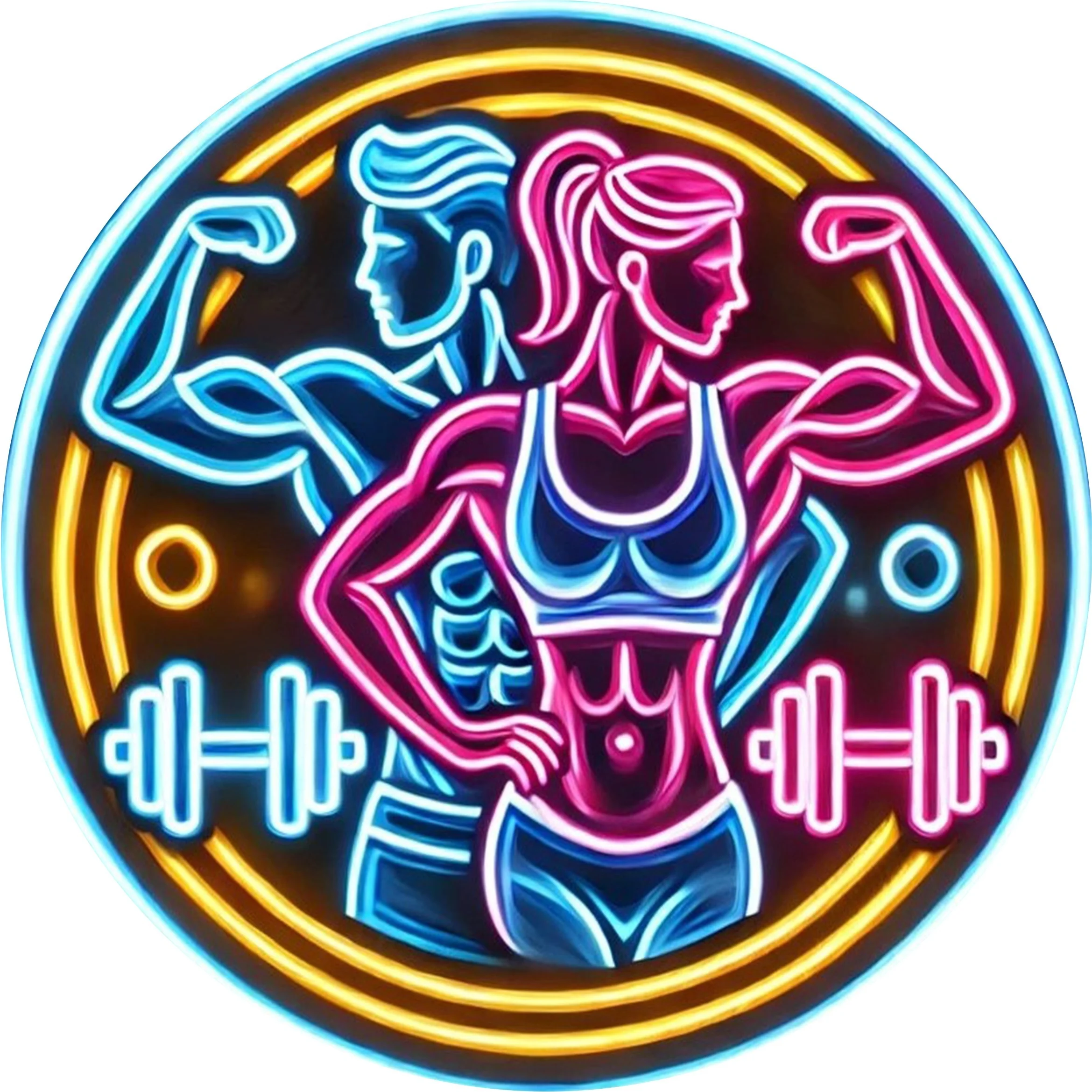 2D Metal Sign Fitness Gym Neon - Home Gym Neon Sign recension och pris