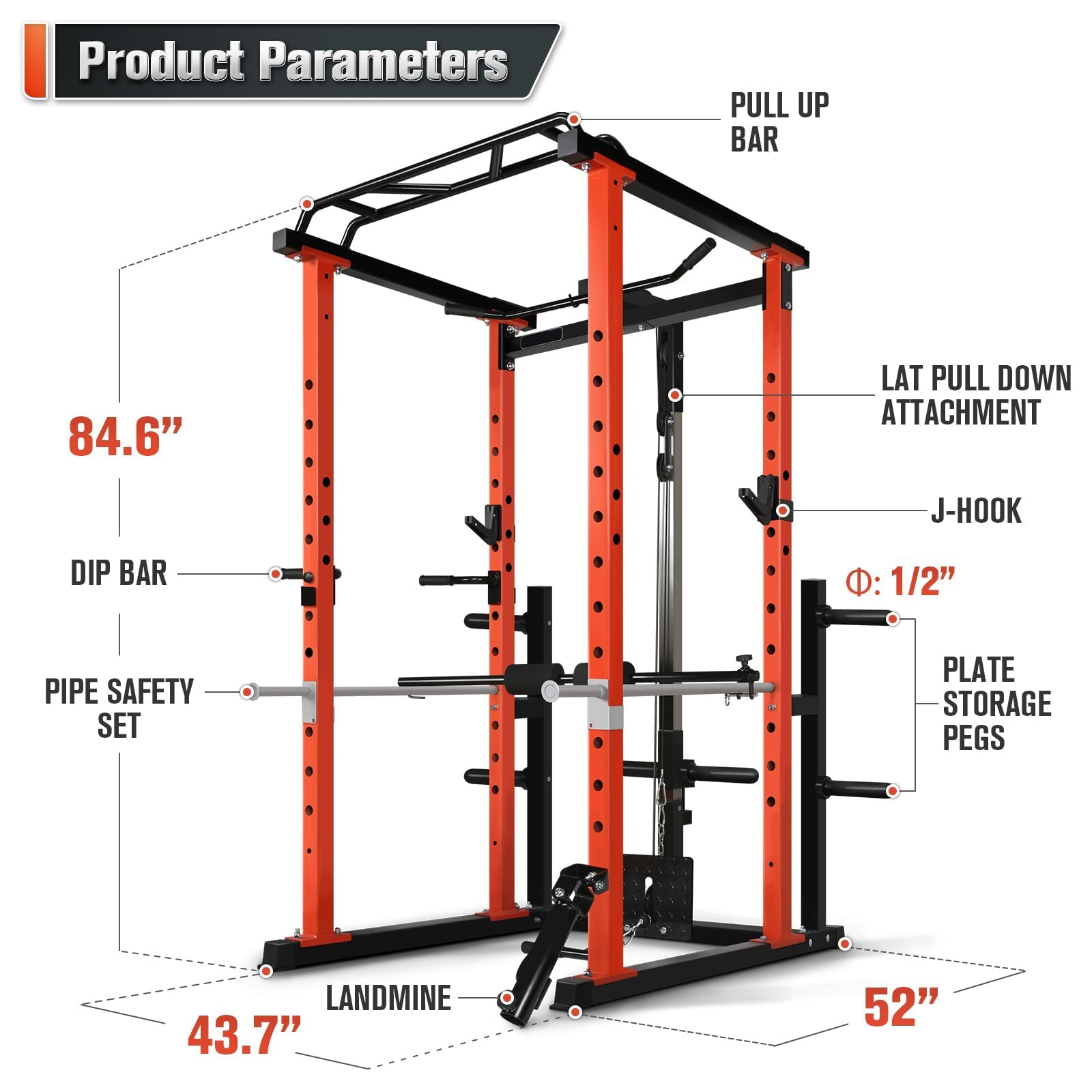 Commercial  Multi-function Pow - Home Gym Multifunctional recension och pris