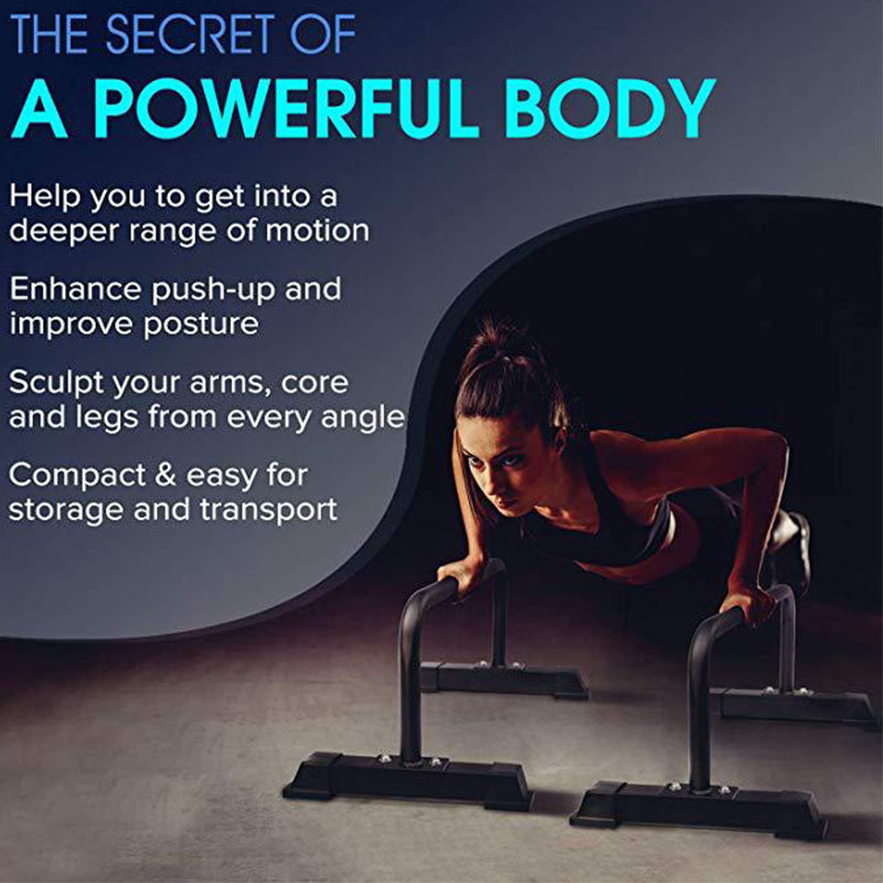 Hot Selling Cross Fitness Para - Push Up Stand Bar recension och pris