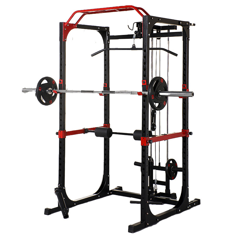 Comercial Power Cage Squat Rac - Home Gym Pull Up Bar recension och pris