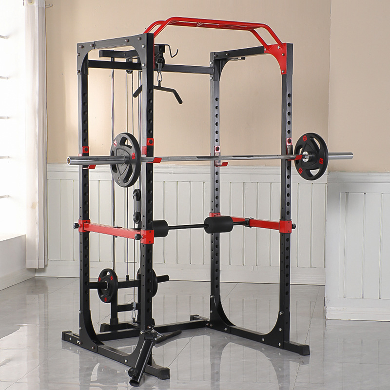 Comercial Power Cage Squat Rac - Home Gym Pull Up Bar recension och pris