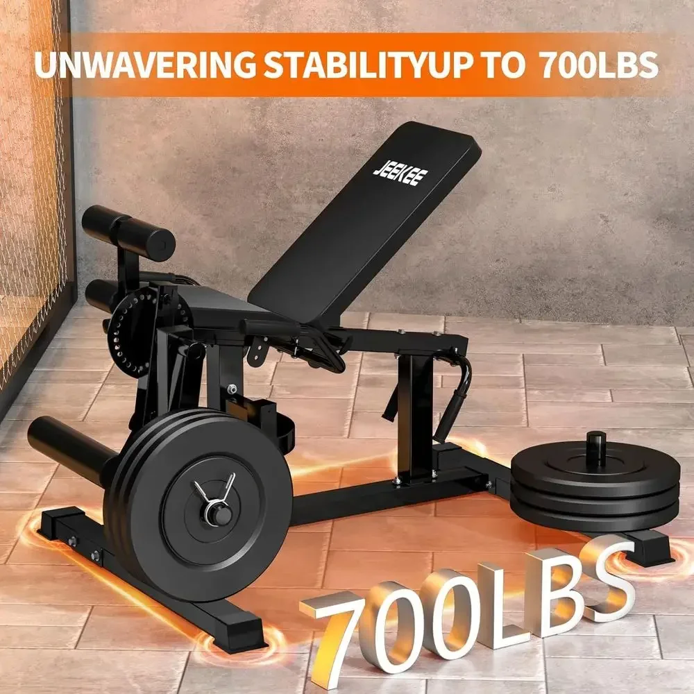 700LB Capacity Plate Loaded Le - Home Gym Quad Machine recension och pris
