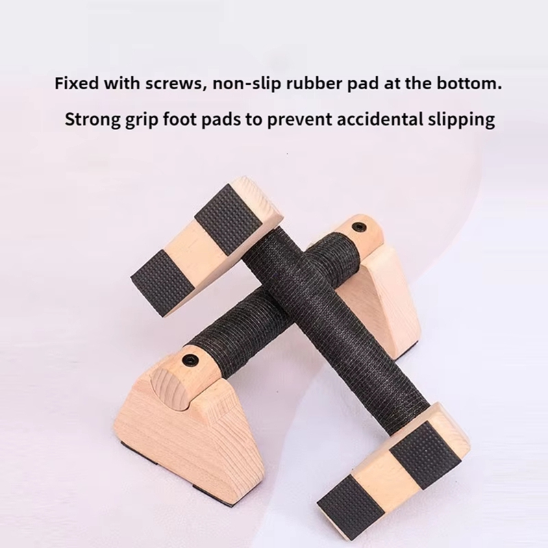 1 Pair Wooden Push Up Bar, for - Push Up Stand Bar recension och pris
