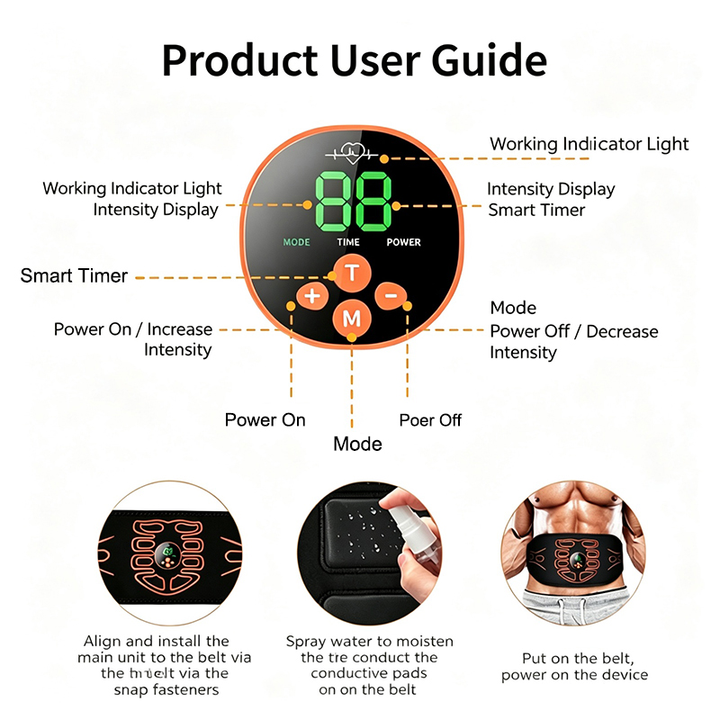 Abdominal Toning Belt Smart Ab - Home Gym Needs recension och pris