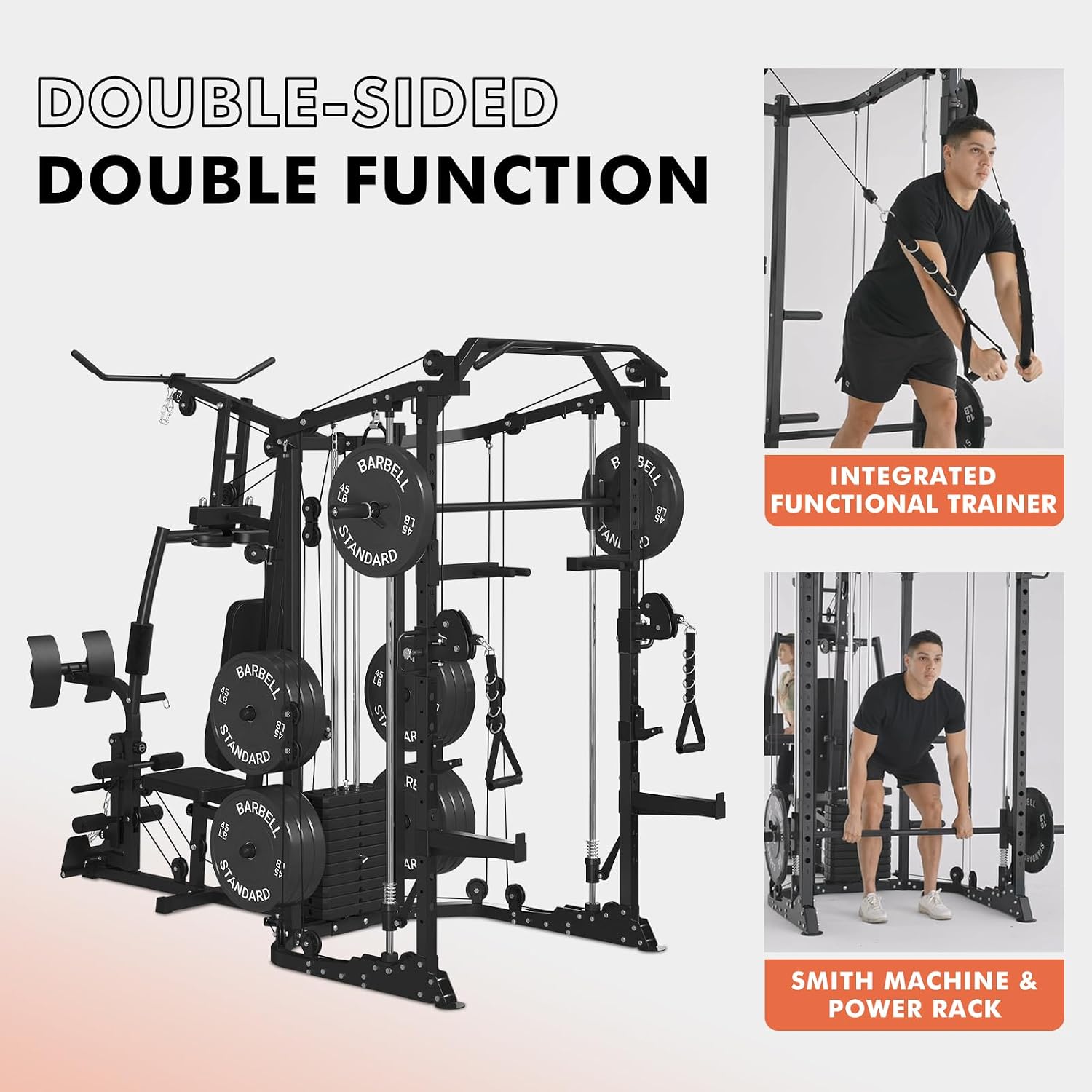 Dual-Station SmithΔ Machine Po - Home Gym One Machine recension och pris