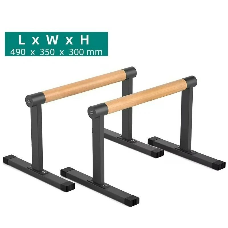 Solid Beech Wood Push Up Bars  - Push Up Stand Bar recension och pris