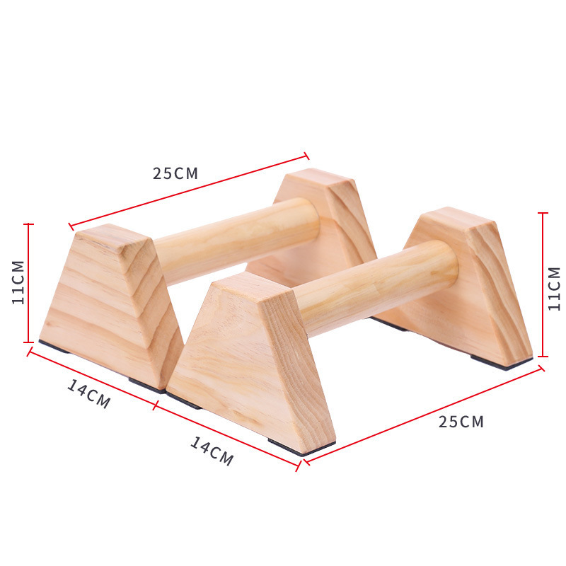 Wooden Push-Up Support Stands  - Push Up Stand Bar recension och pris