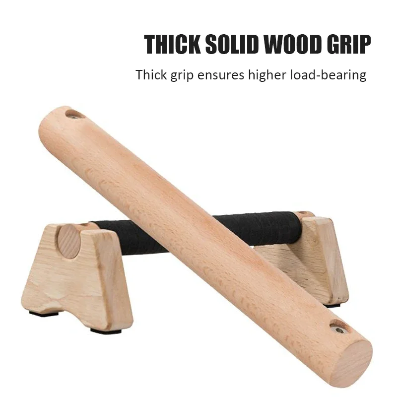 Wooden Push-up Stand Non-SlipP - Push Up Stand Bar recension och pris